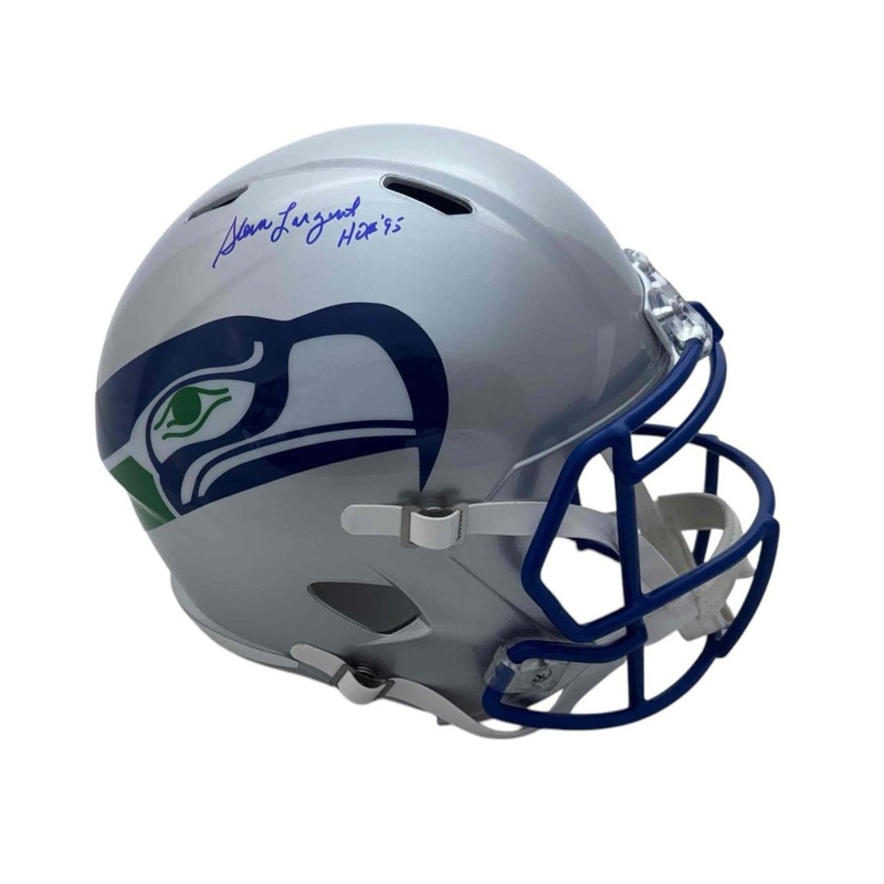 Steve Largent Autographed Seattle Seahawks F/S Throwback Helmet – Beckett