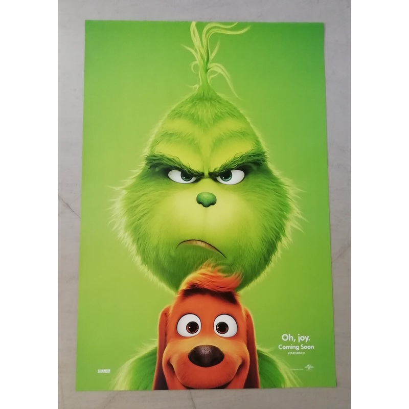 The Grinch Original 27×39 1-Sheet Teaser Movie Poster (2017)