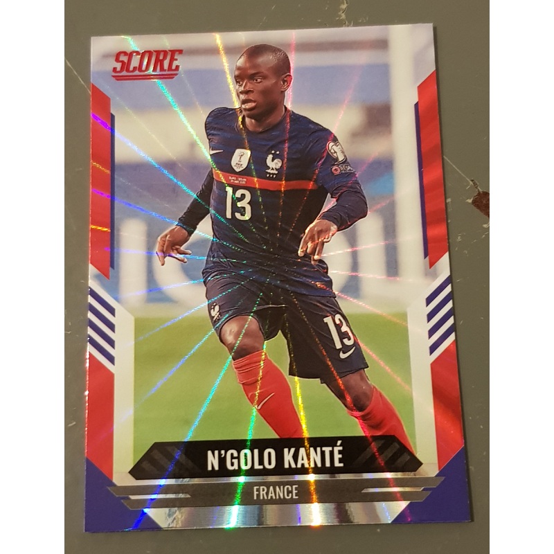 2021-22 Panini Score FIFA N’Golo Kant #62 Red Laser Parallel Trading Card