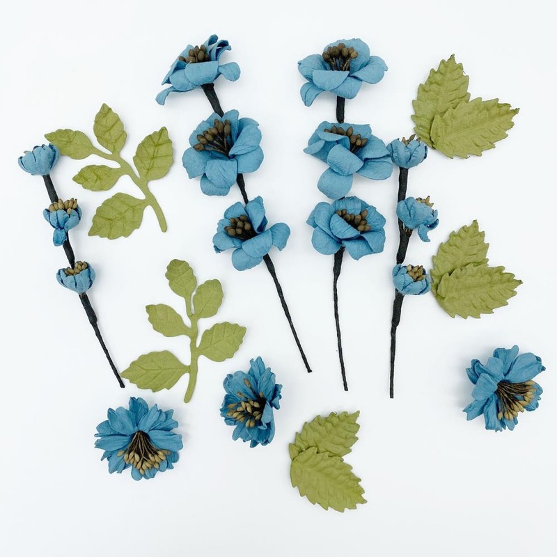 49 And Market Wildflowers Paper Flowers Slate