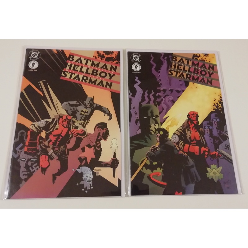 Batman Hellboy Starman #1-2 VF/NM Complete Mini-Series