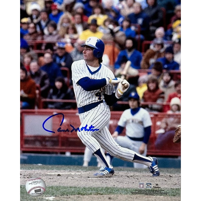 Brewers 2004 Hall of Famer PAUL MOLITOR Signed 8×10 AUTO Photo #13 AUTO