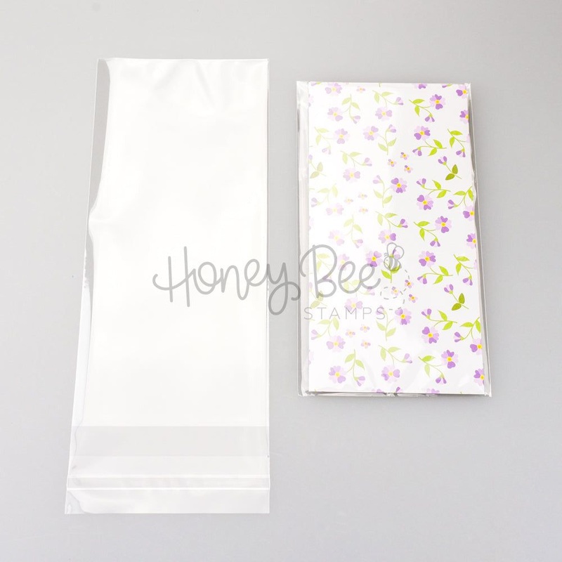 Crystal Clear Cello Bags 100 Pk – Mini Slimline 3-5/16 x 7-1/8