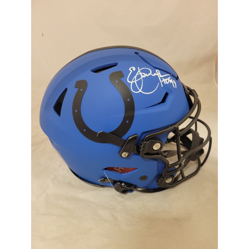ERIC DICKERSON HOF 99 SIGNED INDIANAPOLIS COLTS RAVE SPEEDFLEX HELMET BECKETT