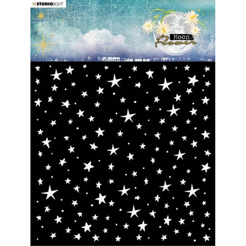 Studio Light Mask Stars Background Moon Flower Collection 150x150x1mm 1 pc nr.73