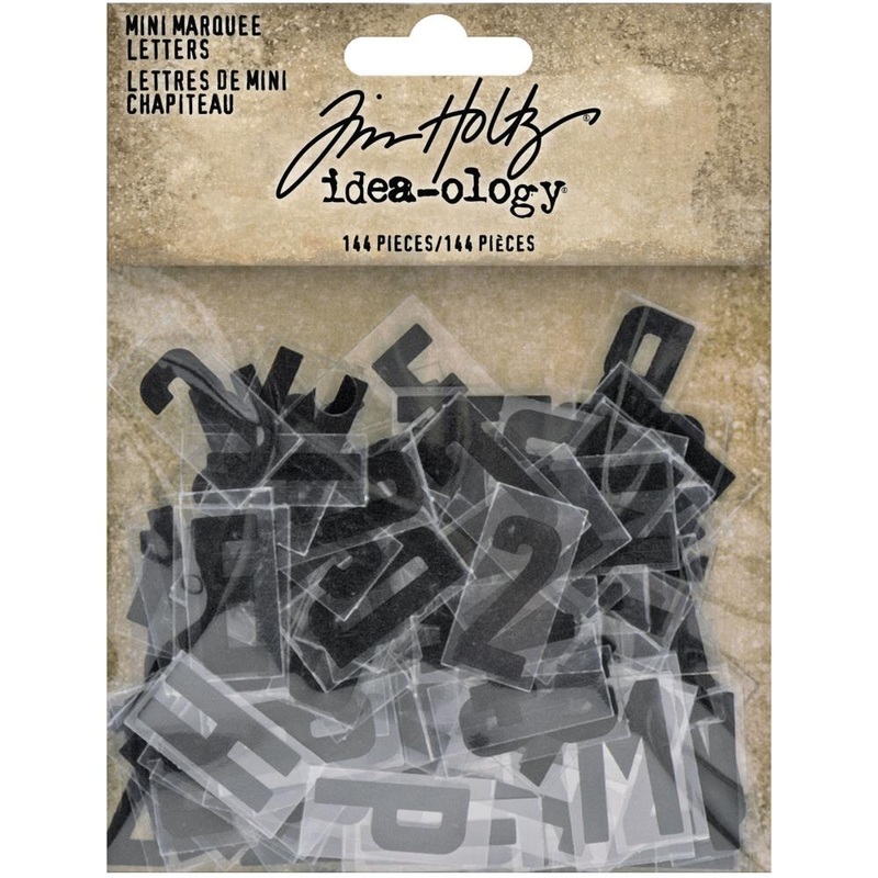 Tim Holtz Idea-Ology – Mini Marquee Letters 144/Pkg