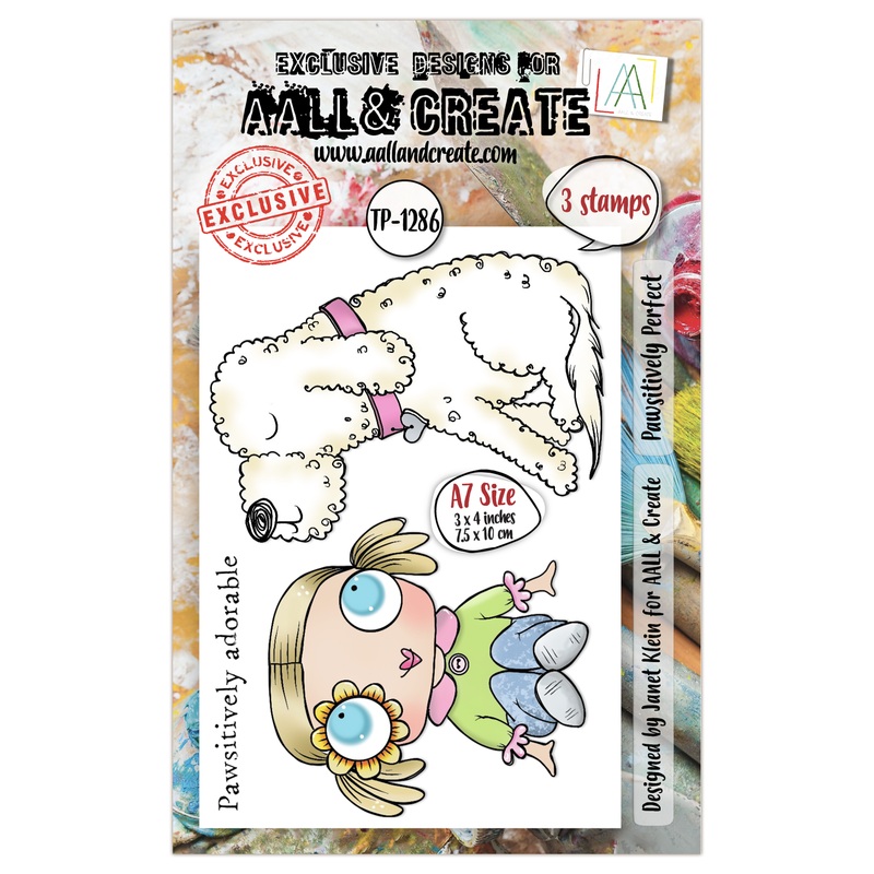 #TP-1286 – A7 Stamp Set – Pawsitively Perfect