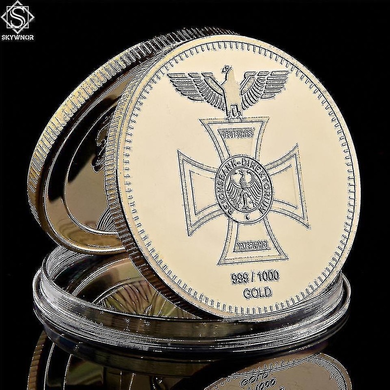 1872 German Eagle Cross Reichsbank 999/1000 Gold Gold Direktorium Metal Eagle Coins