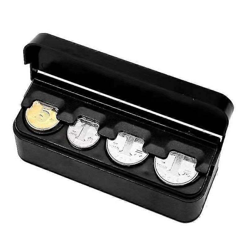 Fashionable Car Coin Holder, Large-capacity Coin Box Car Home Coin Purse