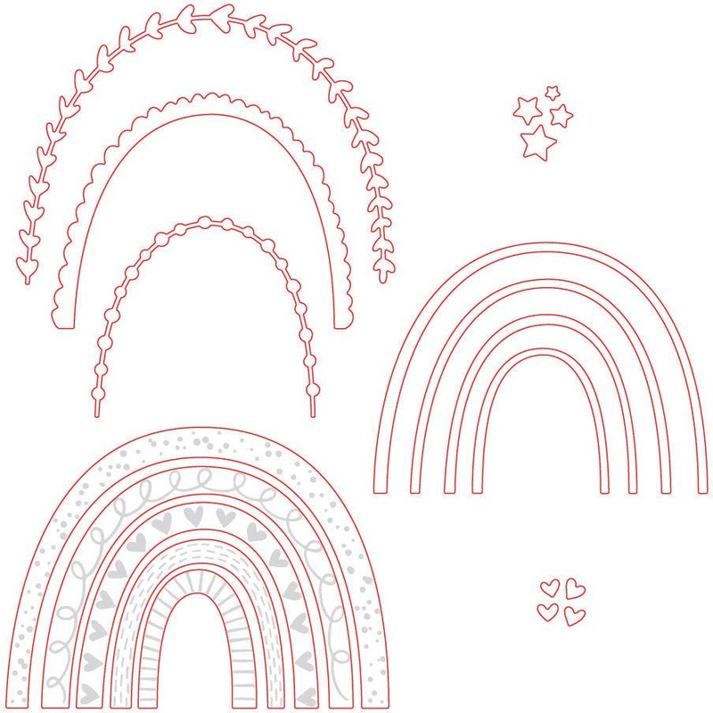 Rainbow Accents – Honey Cuts – Retiring