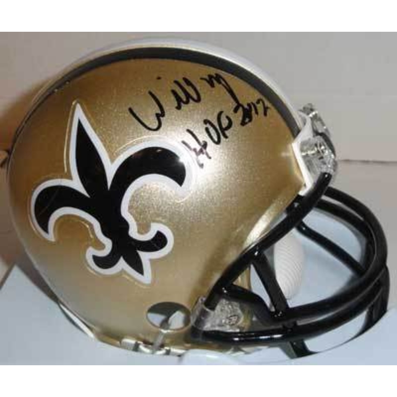 Saints Hall of Famer WILLIE ROAF Signed Mini Helmet AUTO w/ HOF ’07 JSA!!