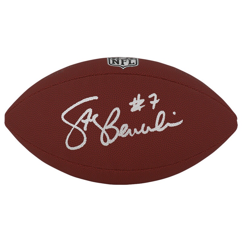 Steve Beuerlein Signed Wilson Limited Full Size NFL Football – (SCHWARTZ COA)
