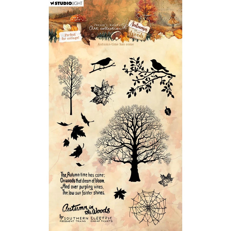 Studio Light Clear Stamp Autumn-Time Has Come Autumn In The Woods