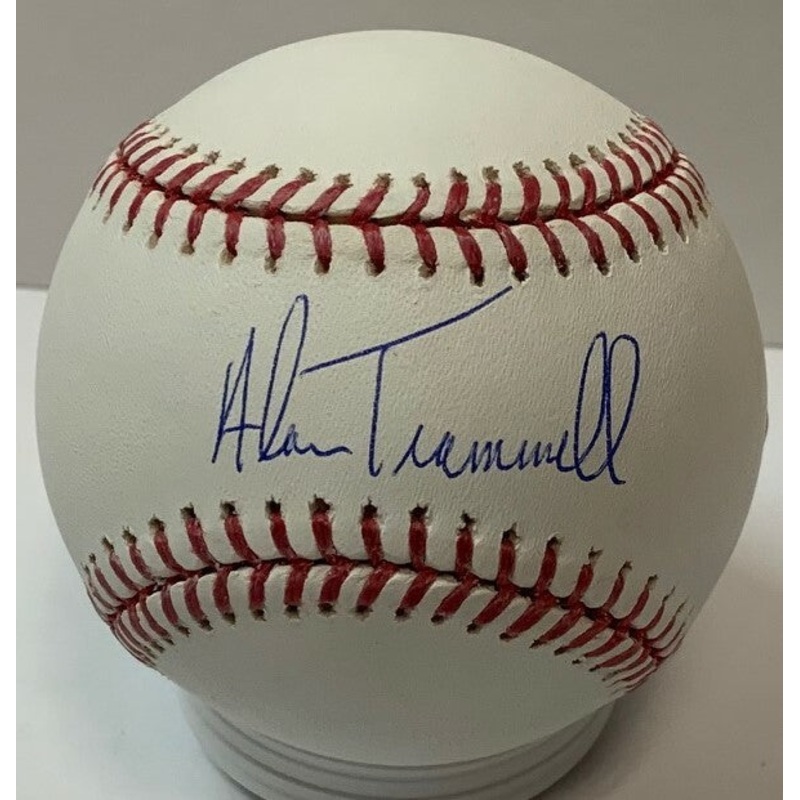 Tigers ALAN TRAMMELL Signed Official MLB Baseball AUTO – All Star WS Champ JSA