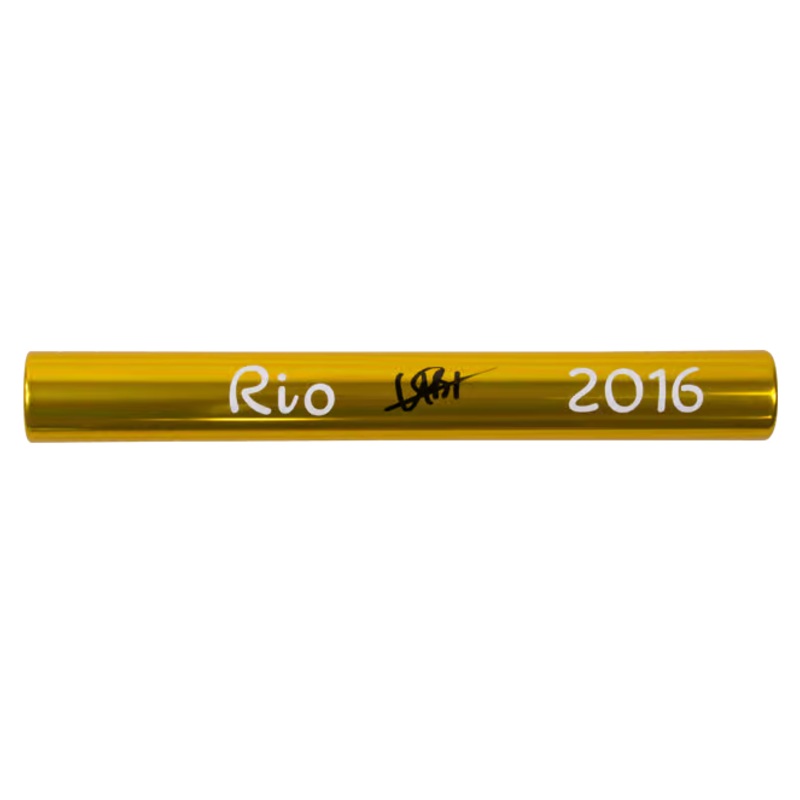 Usain Bolt Signed 2016 Rio Olympics Baton with Beckett COA
