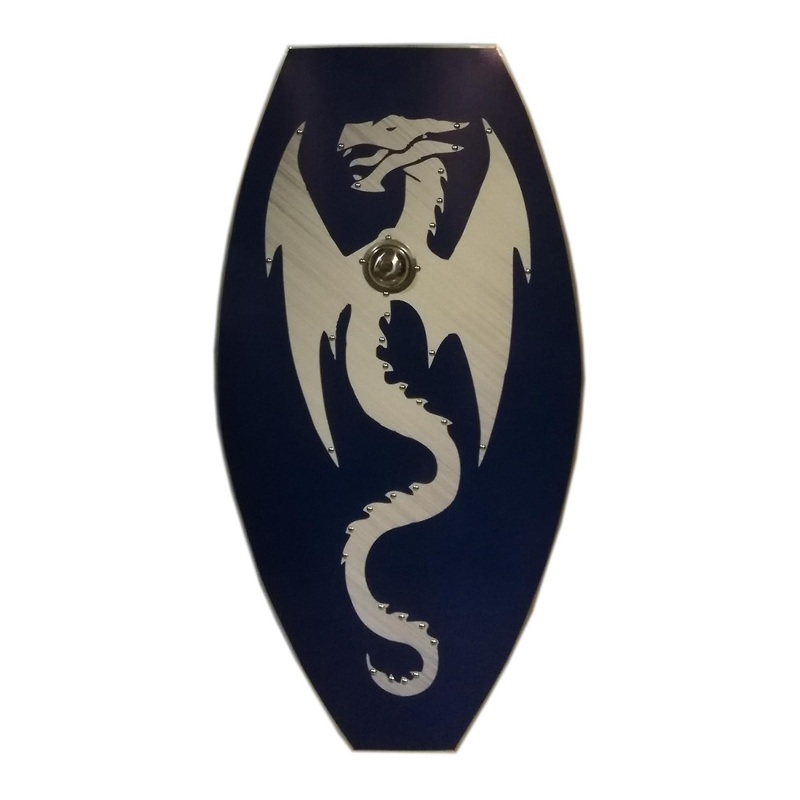 Wooden Smaug Dragon Lord Of The Rings Shield SWE131