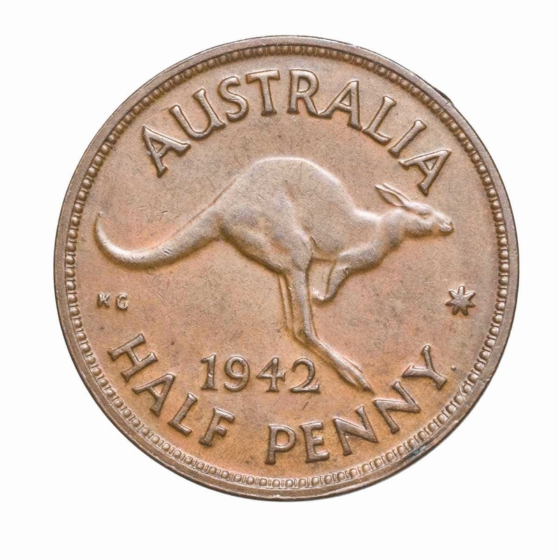 1942I Halfpenny Uncirculated