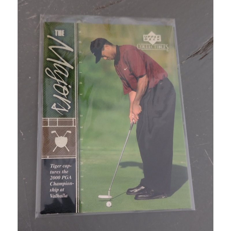 2001 Upper Deck Tiger Woods #TWC21 Rookie Card