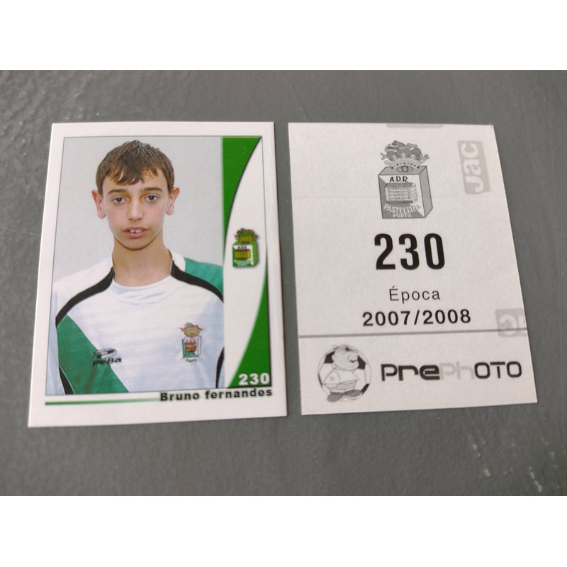 2007-2008 Pasteleira Youth Official Bruno Fernandes #230 Rookie Sticker