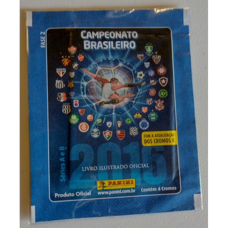 2016 Panini Campeonato Brasileiro (1) Fase 2 Sealed Sticker Pack