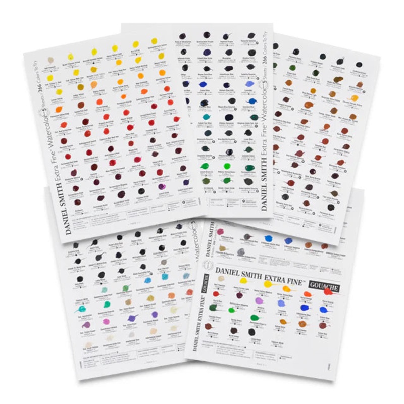 Daniel Smith Extra Fine Watercolor 266 Color Dot-Card