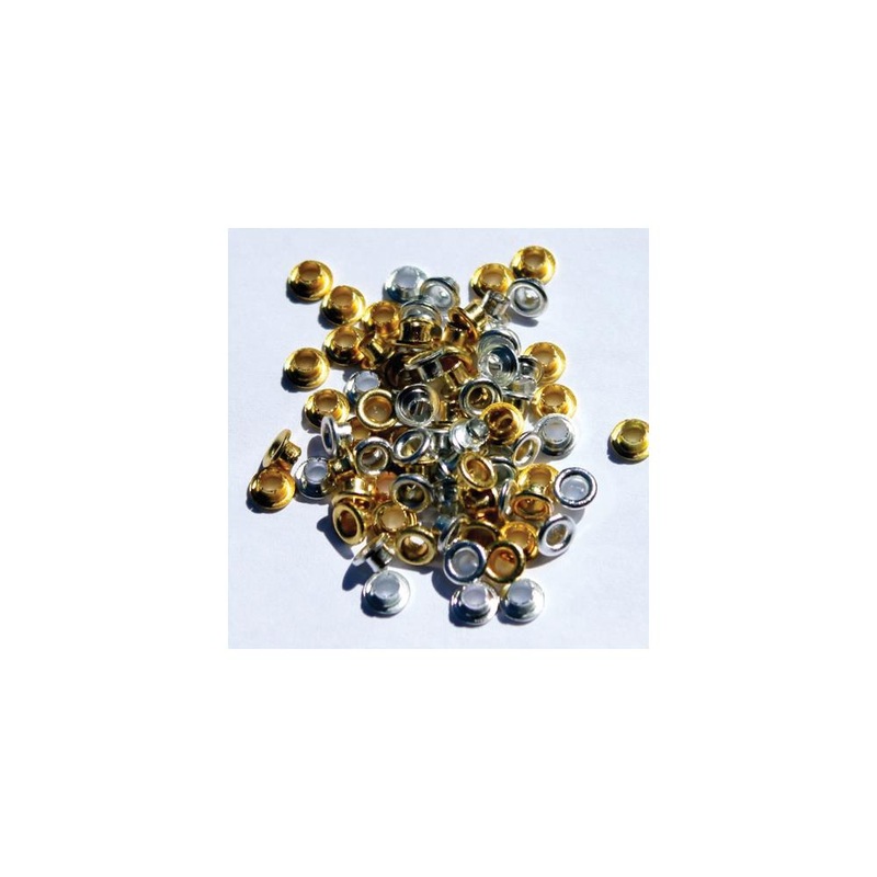 Eyelet Outlet Quicklets Round 84/Pkg Anodized 2