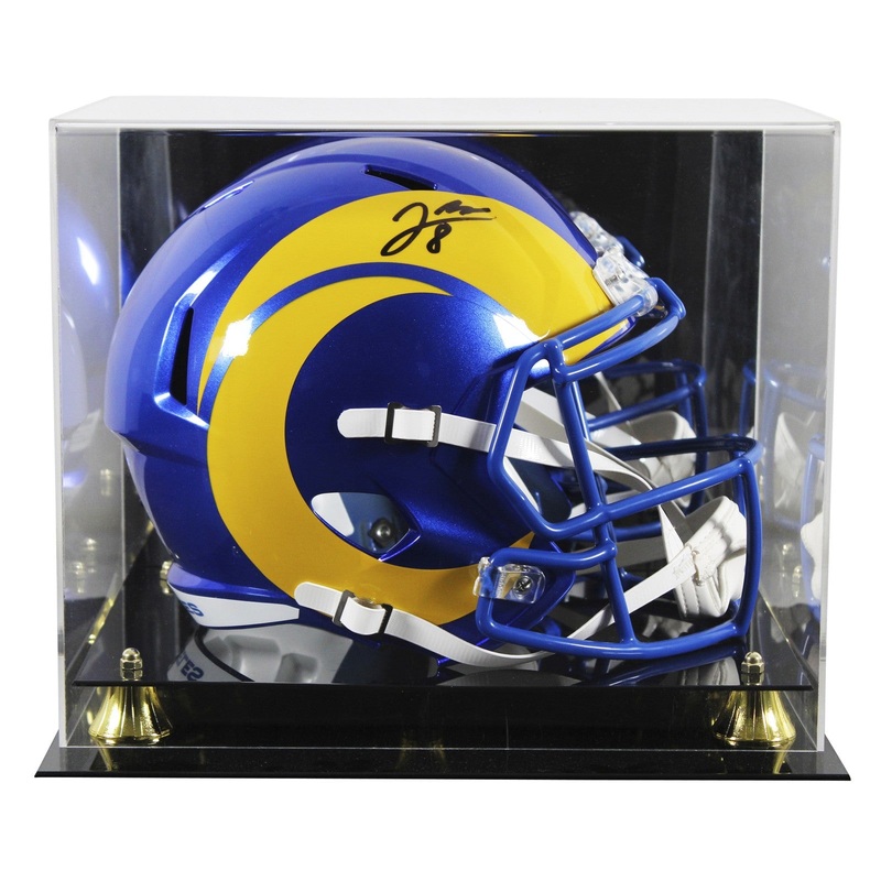 Rams Jared Verse Authentic Signed Full Size Speed Rep Helmet W/ Case BAS Witness