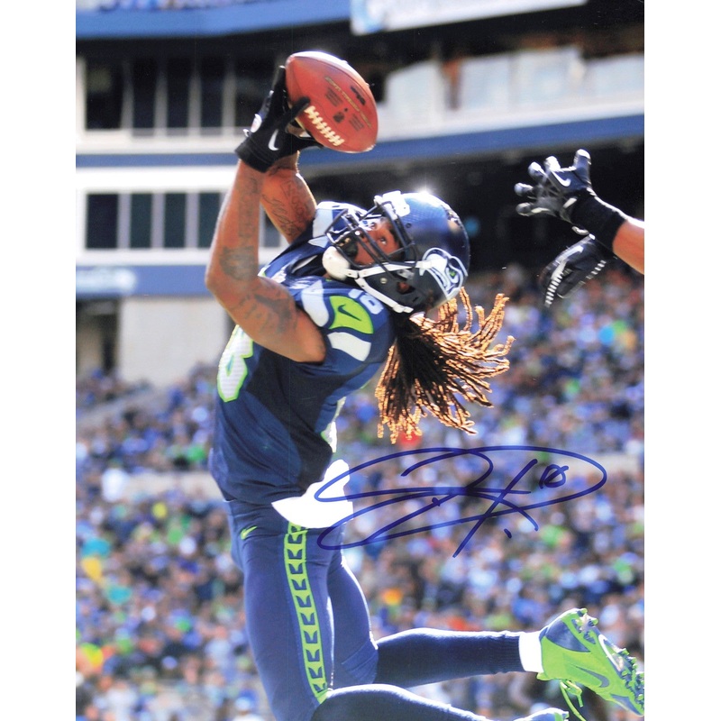Sidney Rice Autographed Signed 11×14 Photo Seattle Seahawks SKU #243987