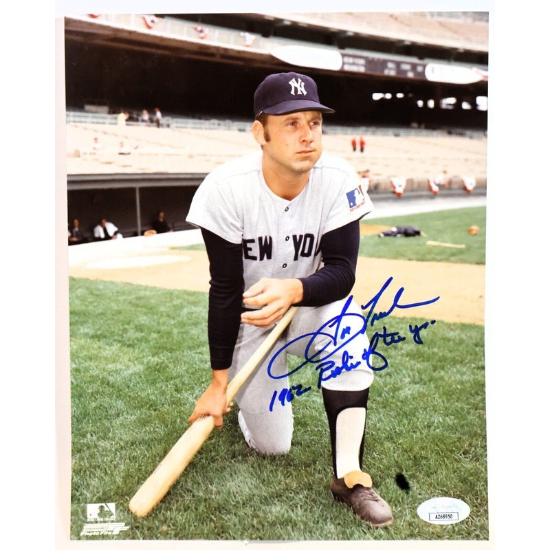 Tom Tresh Autographed 8×10 Photograph Inscribed 1962 Rookie of the yr JSA COA