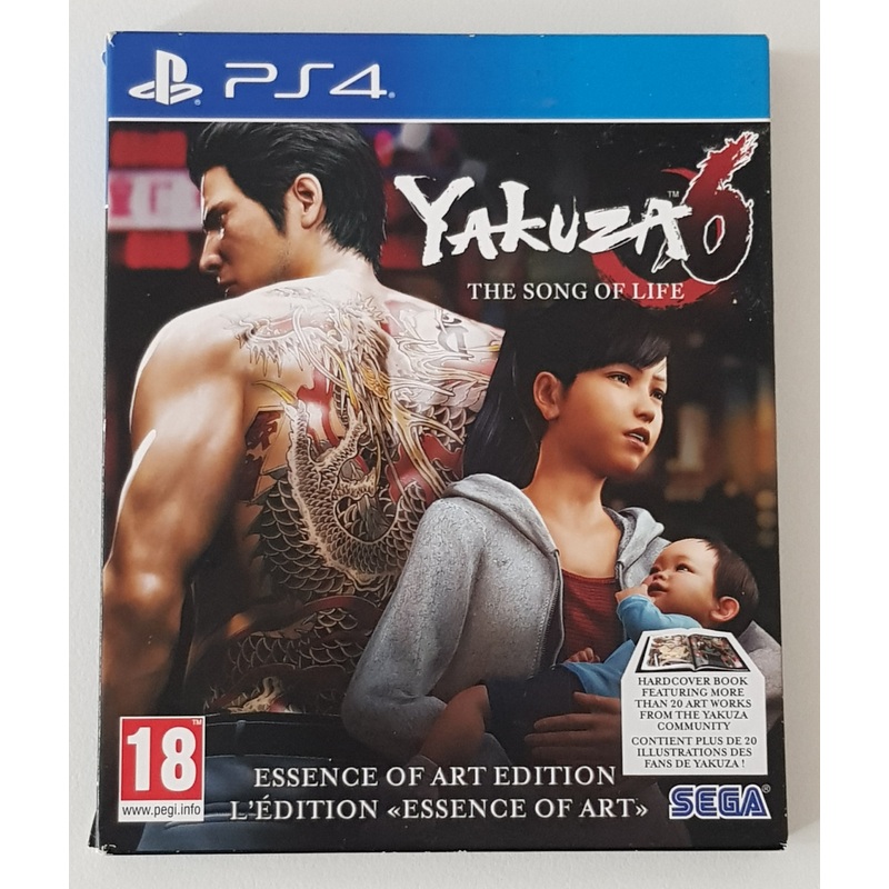 Yakuza 6 the Song of Life Playstation 4 Essence of Art Edition Video Game