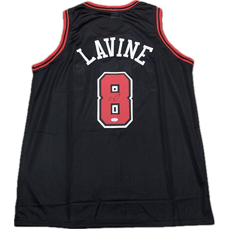 Zach Lavine Signed Jersey PSA Chicago Bulls Autographed