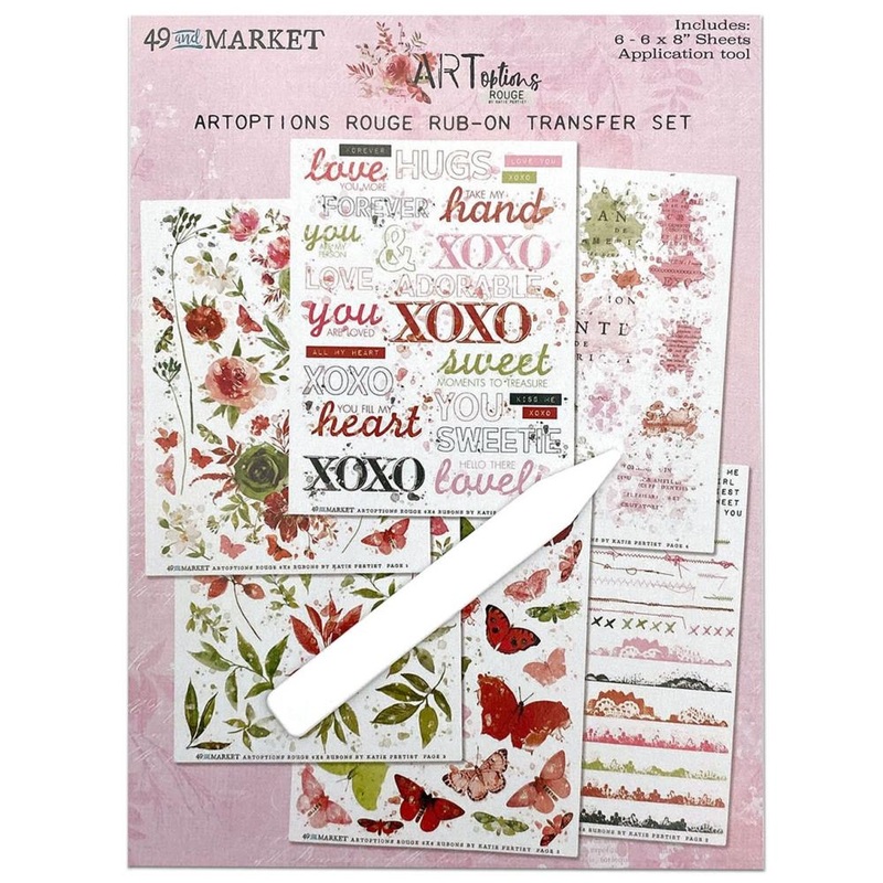 49 and Market – ARToptions Rouge Rub-Ons 6X8