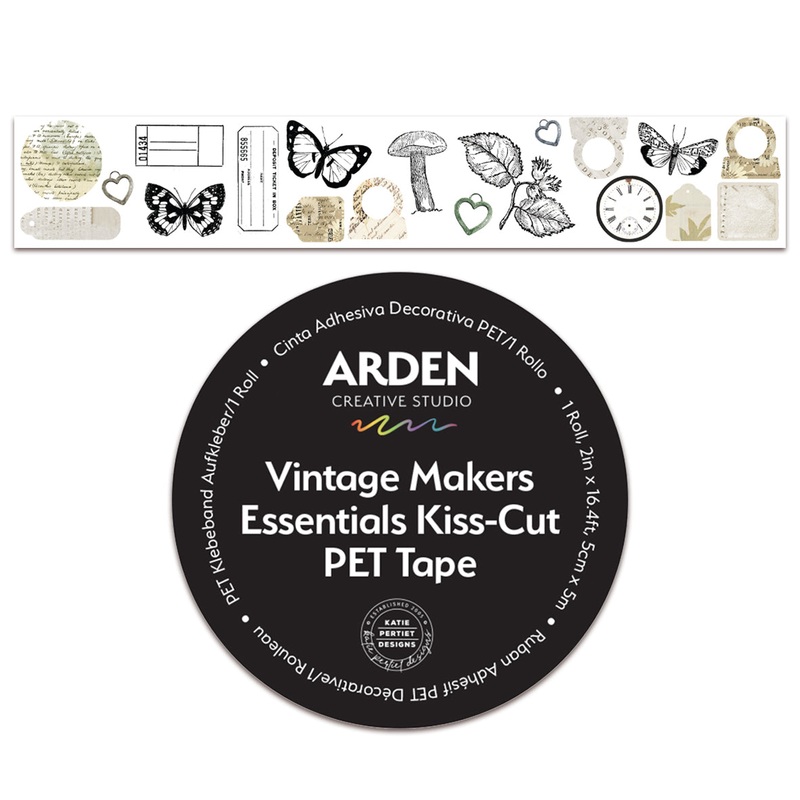 Arden Creative Studio Vintage Makers Essentials Kiss-Cut PET Tape