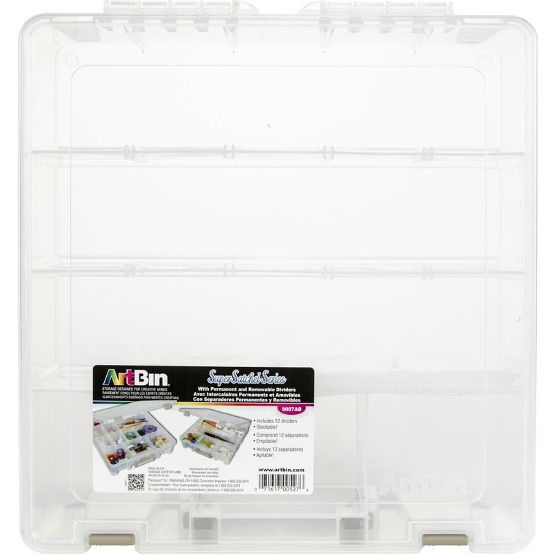 ArtBin Super Satchel 3-15 Compartments Translucent