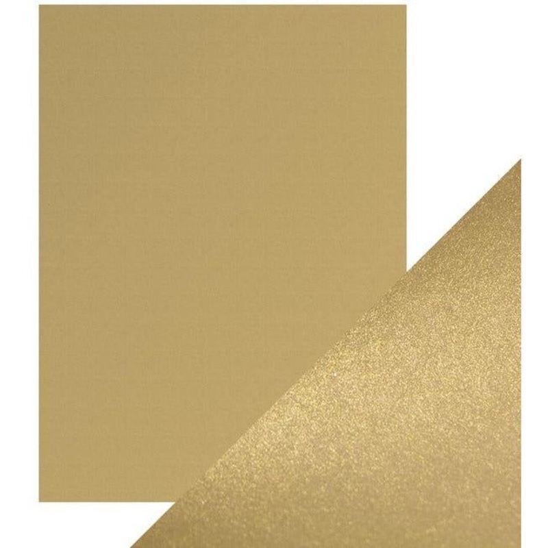 Craft Perfect Pearlescent Card Majestic Gold – 8.5×11 5/pkg