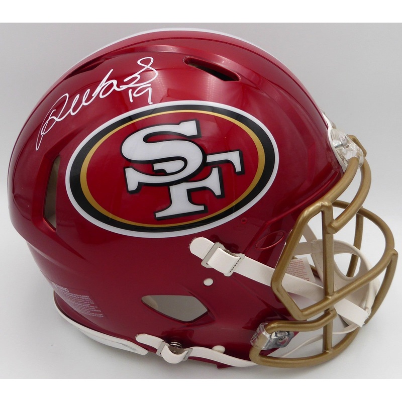 Deebo Samuel Autographed 49ers Flash Red Authentic Full Size Speed Helmet Fanati