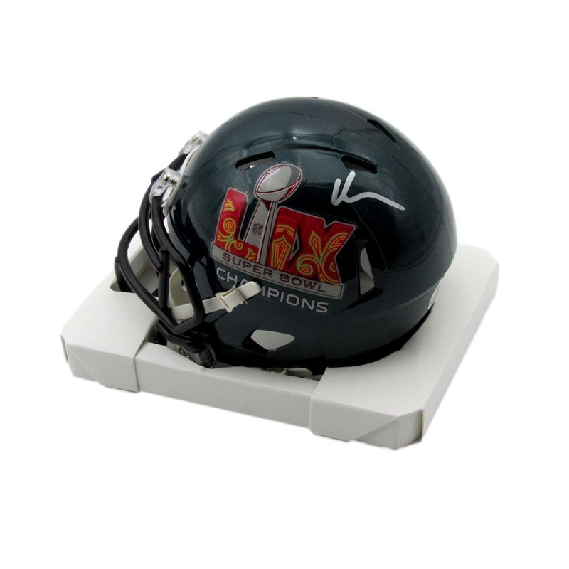 Howie Roseman Signed Super Bowl LIX Champions Mini Helmet Eagles BAS 192750