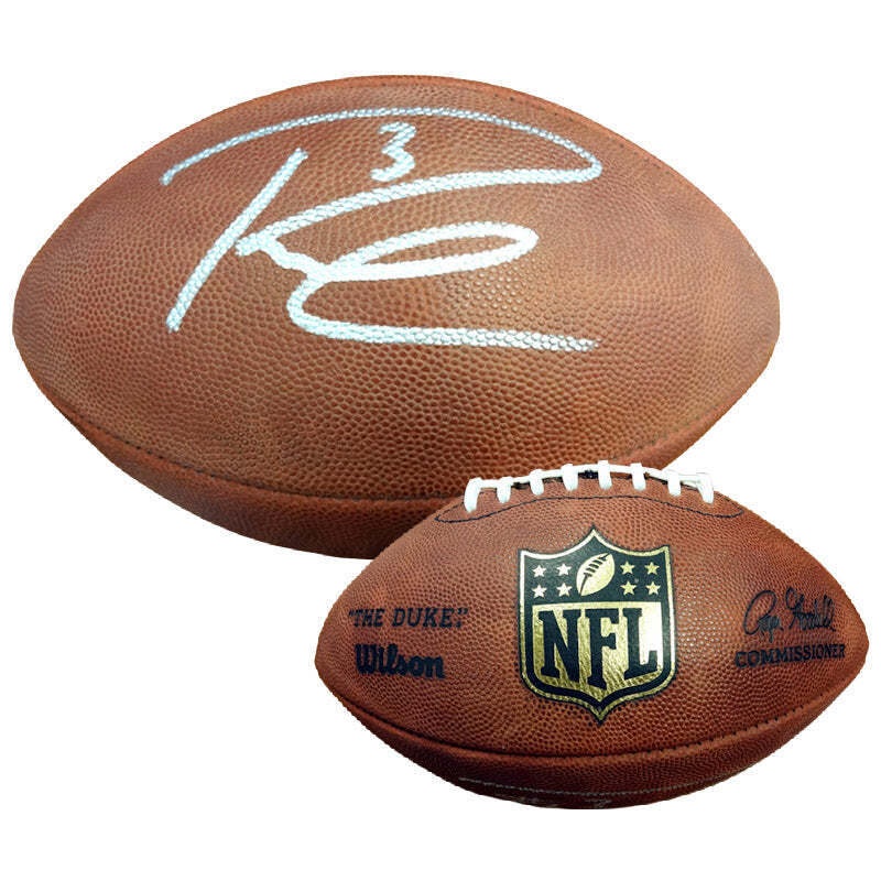 Russell Wilson Pittsburgh Steelers Autographed NFL Wilson Football COA