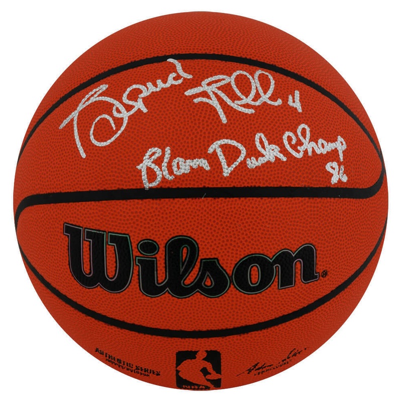 Spud Webb Signed Wilson Indoor/Outdoor NBA Basketball w/Dunk Champ – (SS COA)