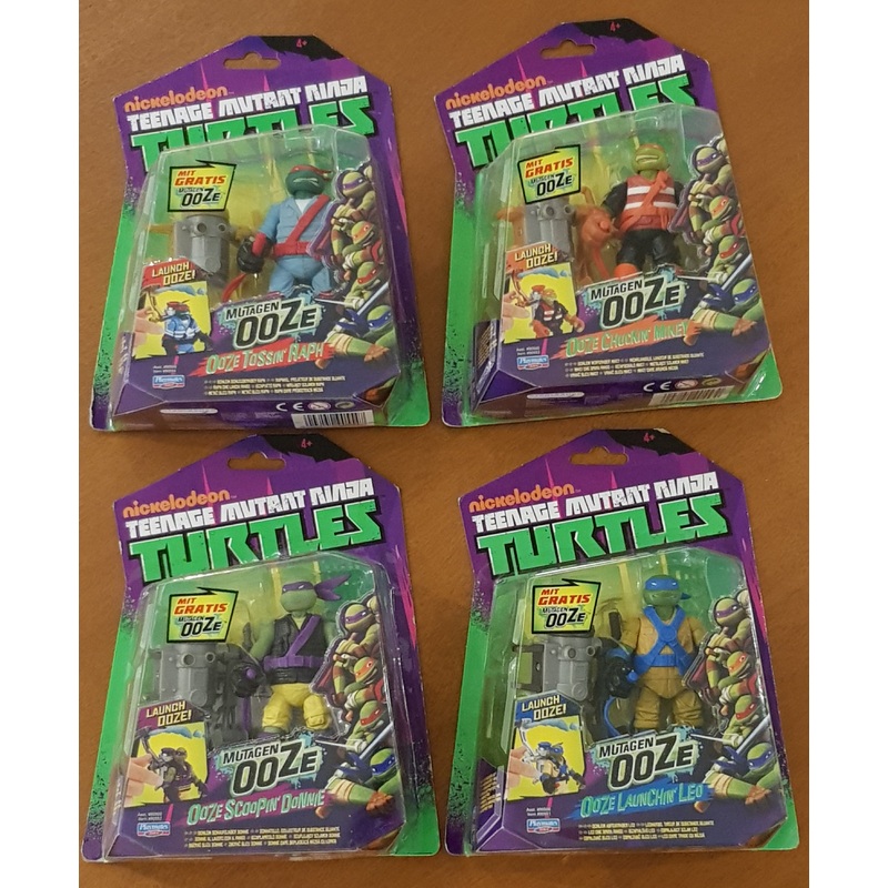 Teenage Mutant Ninja Turtles Mutagen Ooze Action Figure Set