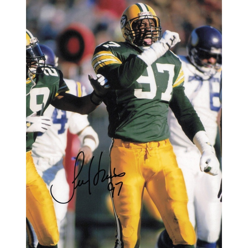 Tim Harris Autographed Signed 8×10 Photo Green Bay Packers SKU #244808