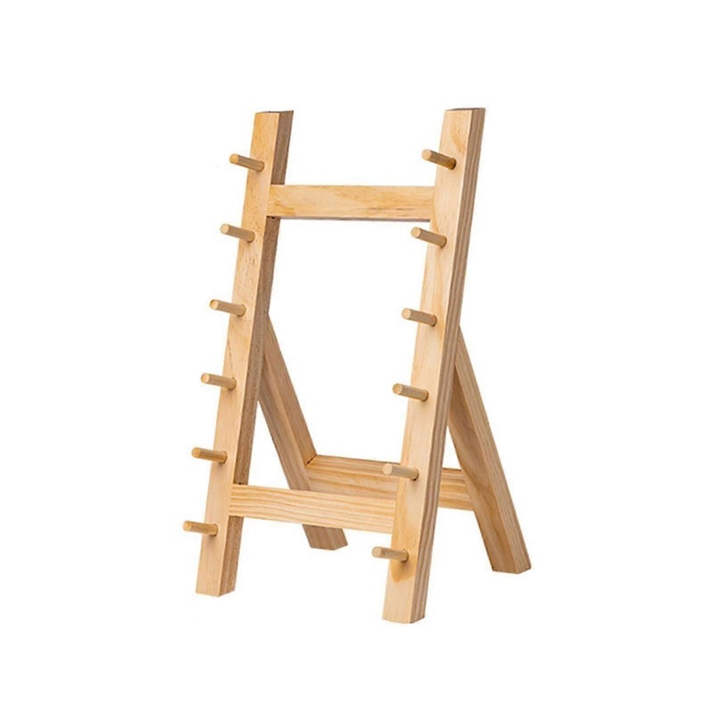 Wood Knife Display Stand, Knife Organizer Rack, Salmon Knife Shelf, Kitchen Knife Holder for Cabinets Home Decoration