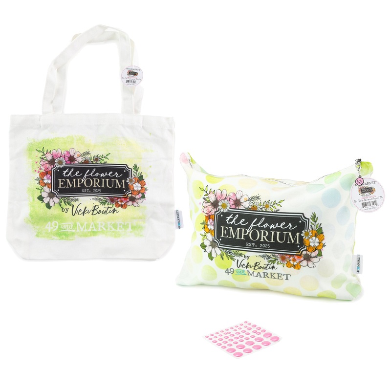 49 and Market The Flower Emporium Tote Bag Bundle