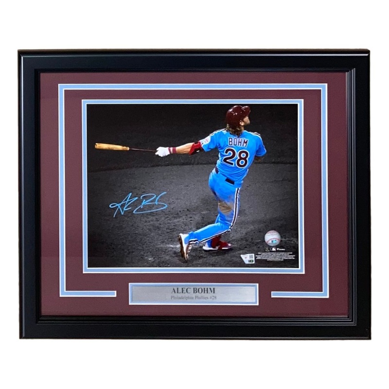 Alec Bohm Signed Framed 11×14 Philadelphia Phillies Photo Fanatics