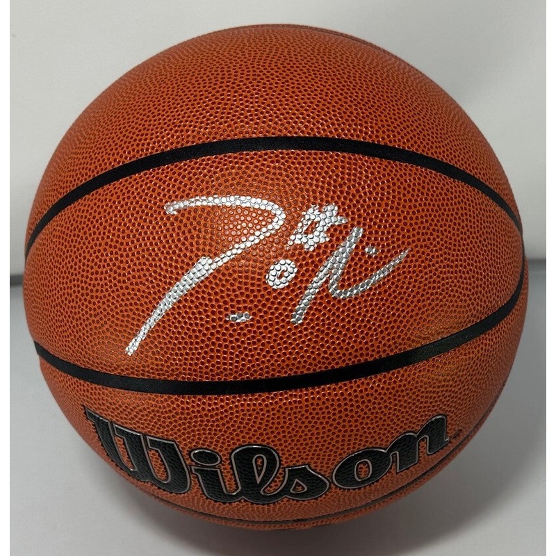 Bucks DAMIAN LILLARD Signed Full Size Wilson Replica I/O Basketball AUTO – BAS