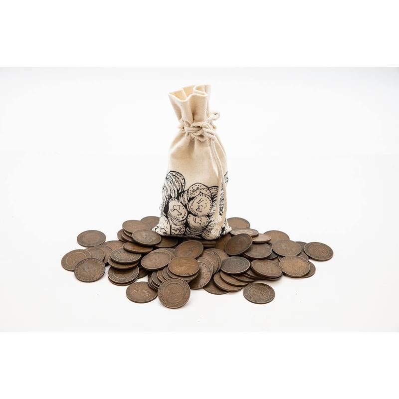 George V 1911-36 Halfpenny Half Kilo Loot Bag