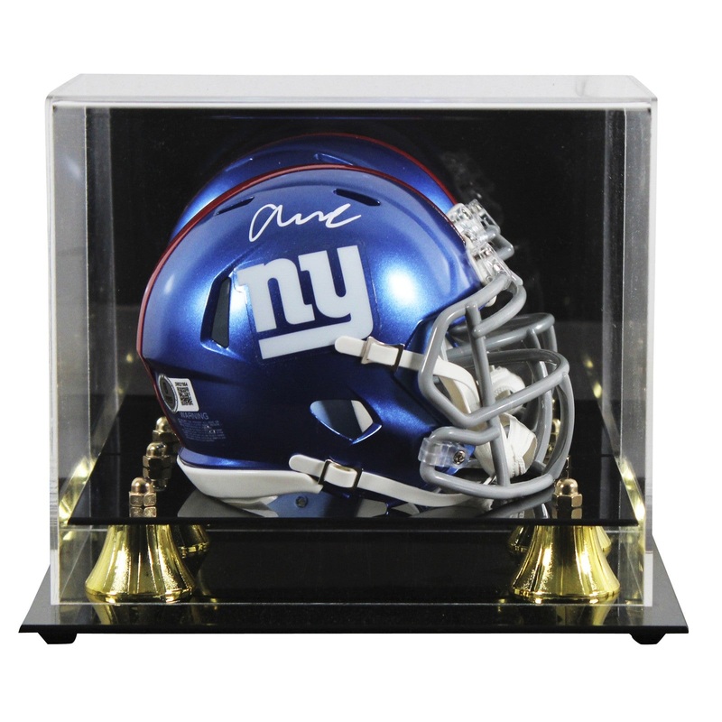 Giants Abdul Carter Authentic Signed Speed Mini Helmet W/ Case BAS Witnessed