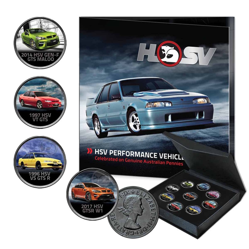 HSV Enamel Penny 9-Coin Collection