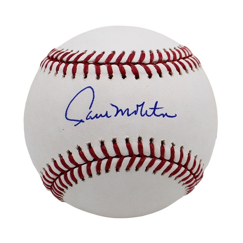 Paul Molitor Signed Milwaukee Brewers Rawlings Official Major League Baseball