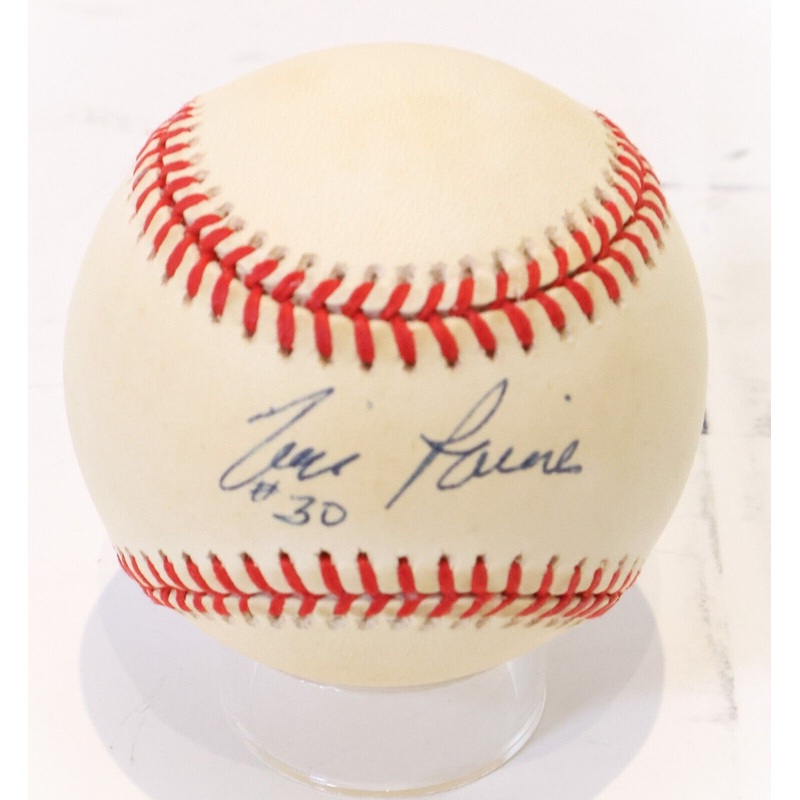 Tim Raines Autographed Official National League Baseball JSA COA